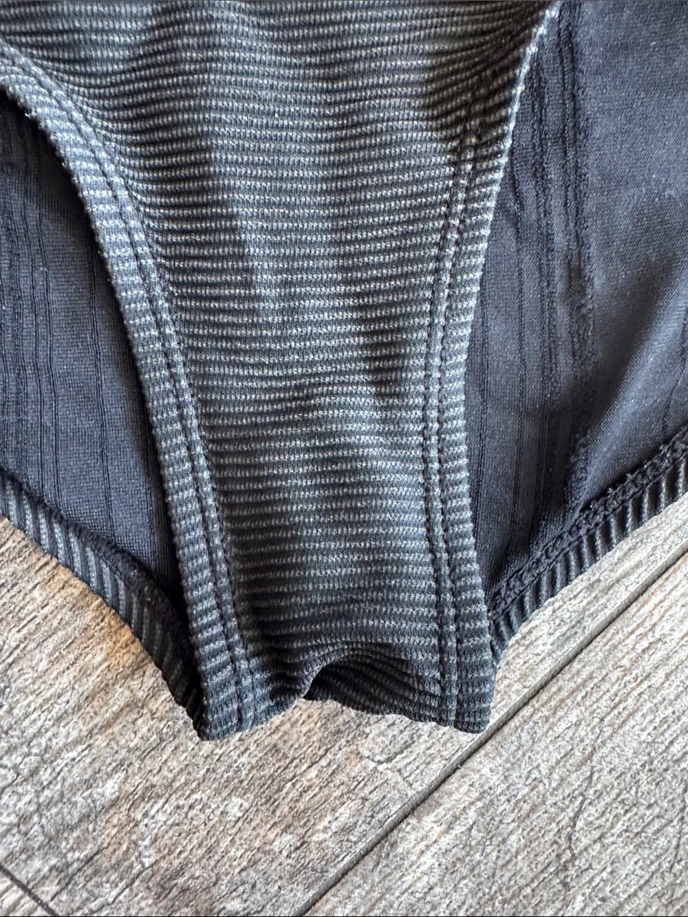 Old Navy Black Ribbed Girls Two-Piece Bikini Set